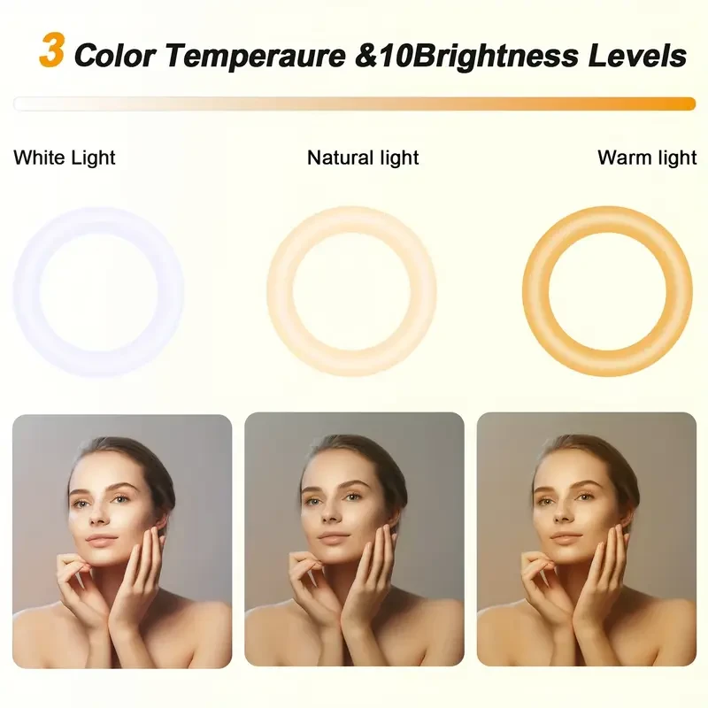 1pc ZOMEI 10 Inch LED Ring Light with USB