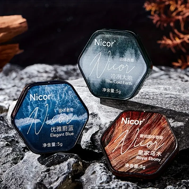 NICOR Solid Perfume Stick - Royal Ebony