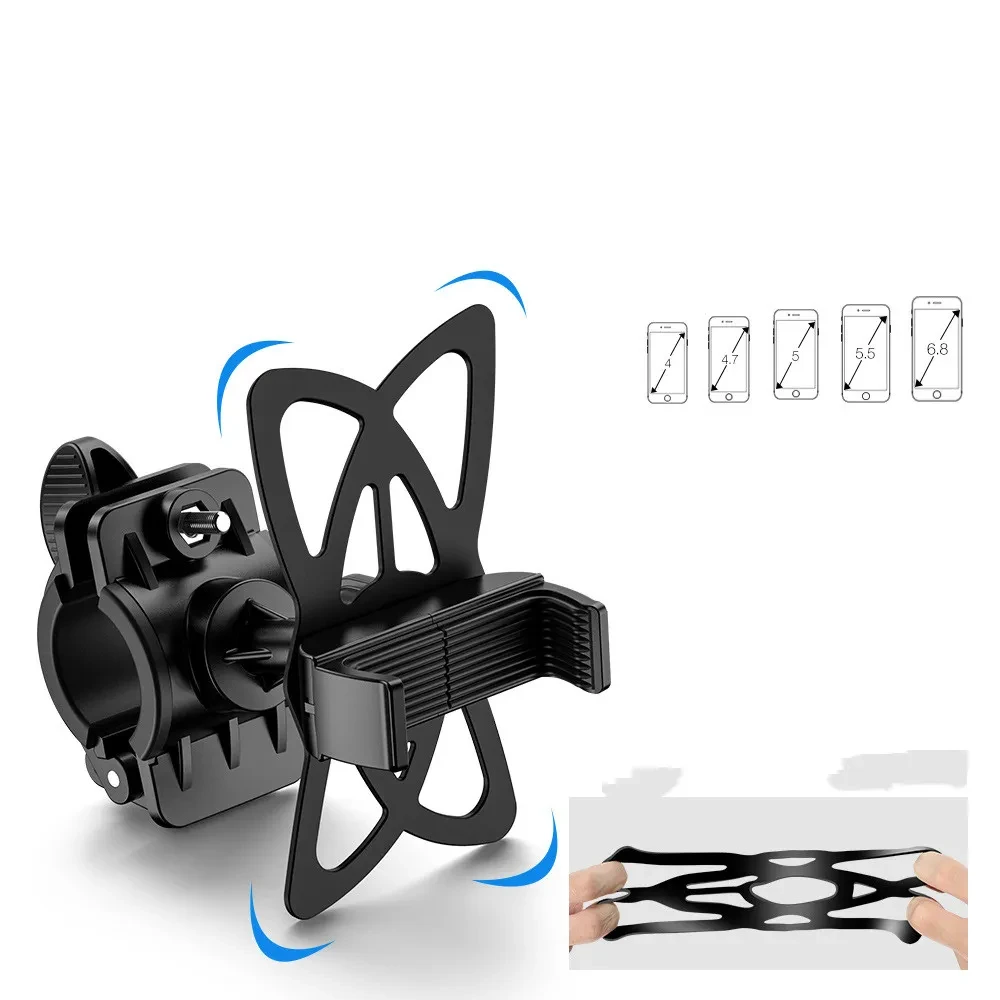 Navigation Bracket for Cell Phone, Bicycle, Electric Car, Motorcycle, Fixed Frame, Pedal Battery