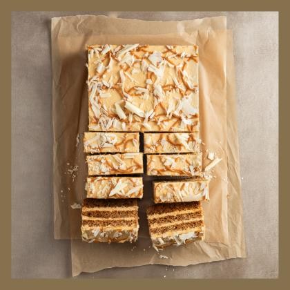 Cake Banoffee Premium Layered Uncut Slab
