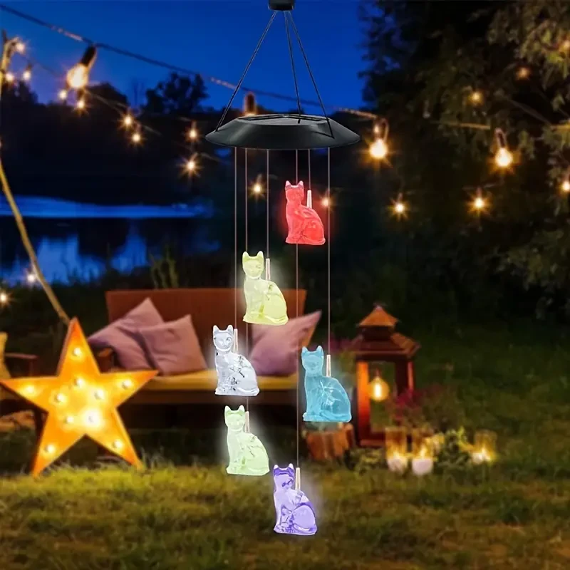 TONYEST Solar Powered Wind Chime