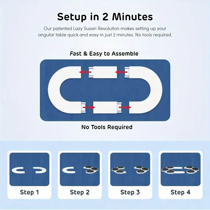8pcs Lazy Susan Set
