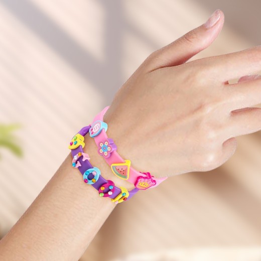 Children String Beads Bracelet Alphabet Cartoon Girls Kindergarten Puzzle DIY Ornament