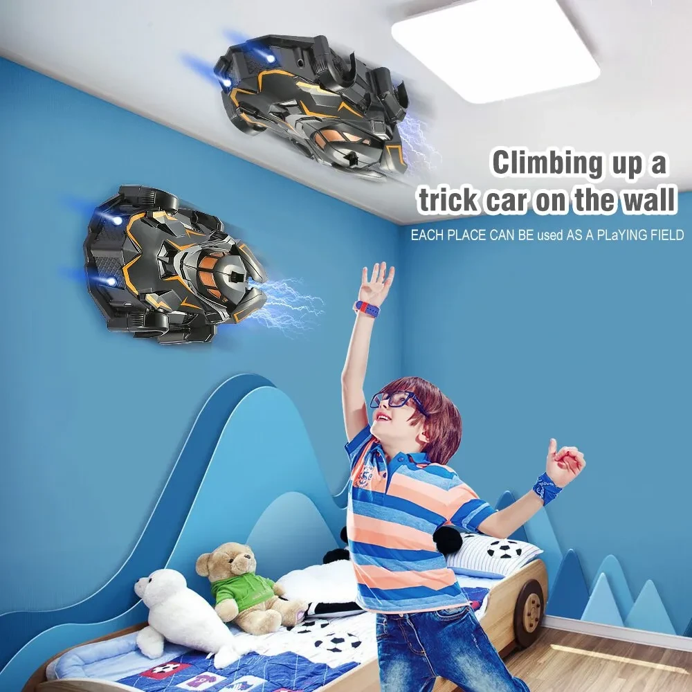 Children's remote control wall climbing toy