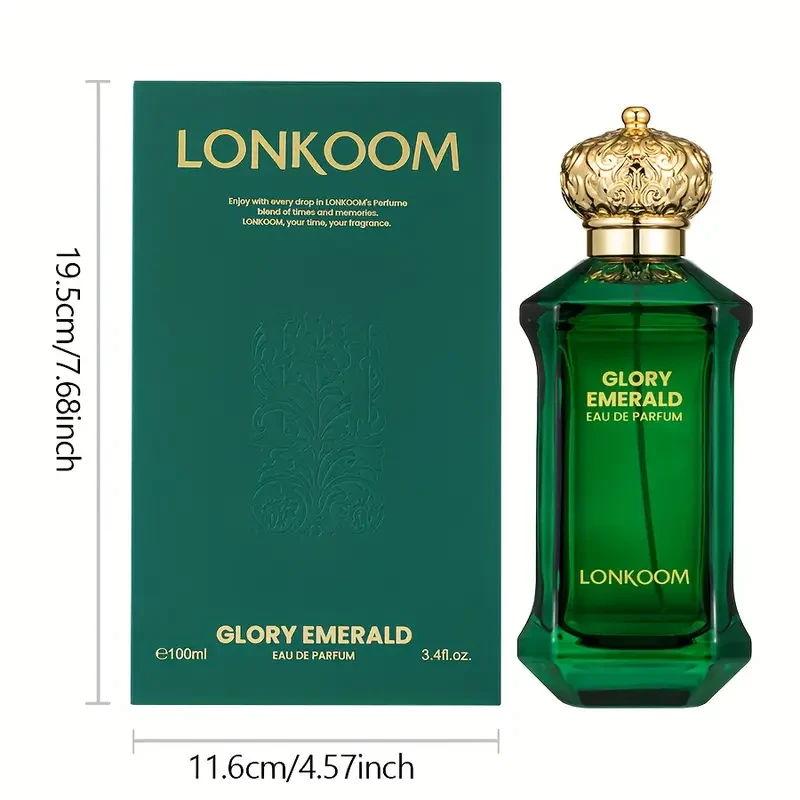 LONKOOM Glory Emerald Eau De Parfum for Men