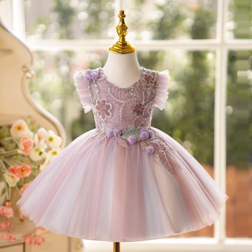Girl Host High-end Children Princess Dress