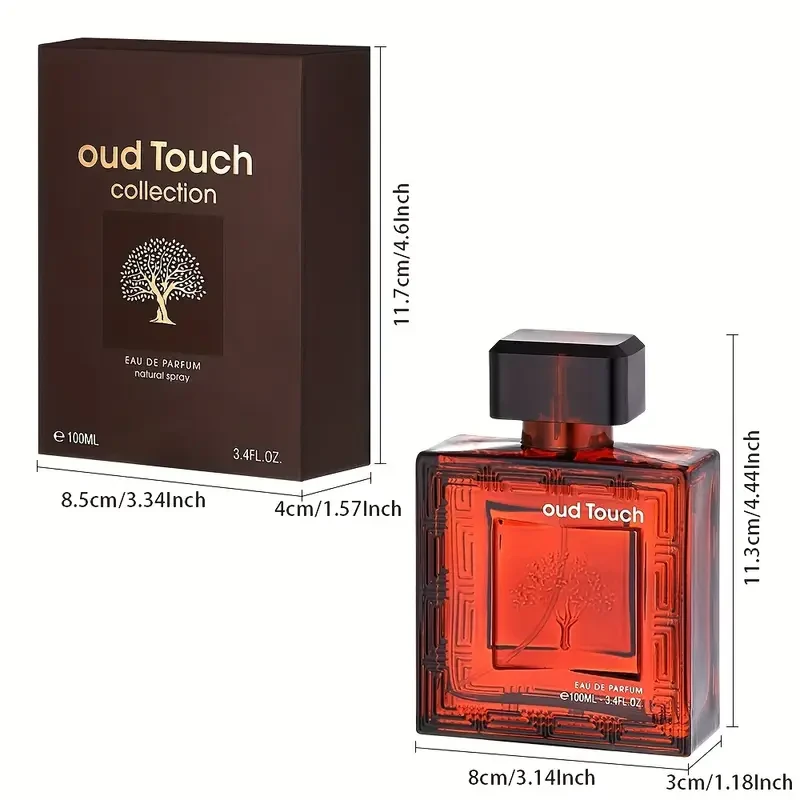 Men's Eau de Parfum - Luxurious Woody Scent with Ebony