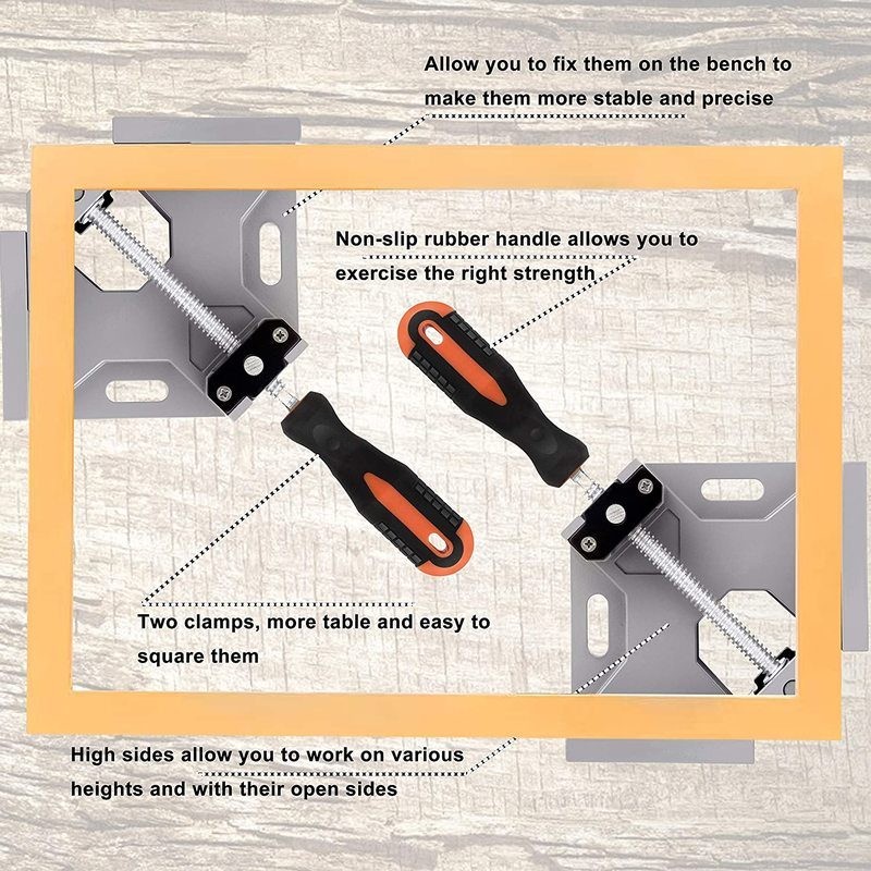 Two Corner Clamps