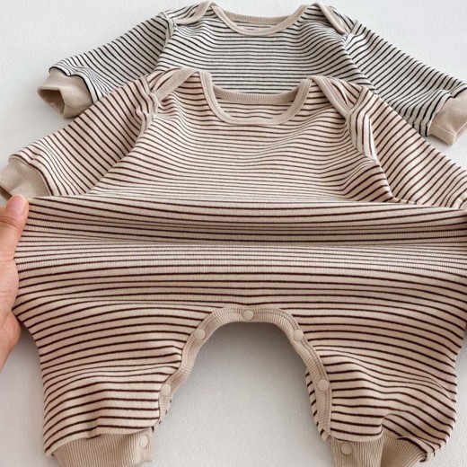 Children's Boneless Striped Casual And Comfortable Jumpsuit