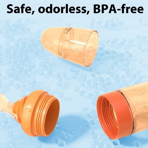 Silica Gel Sucker Rice Paste Bottle Nano Silver Baby