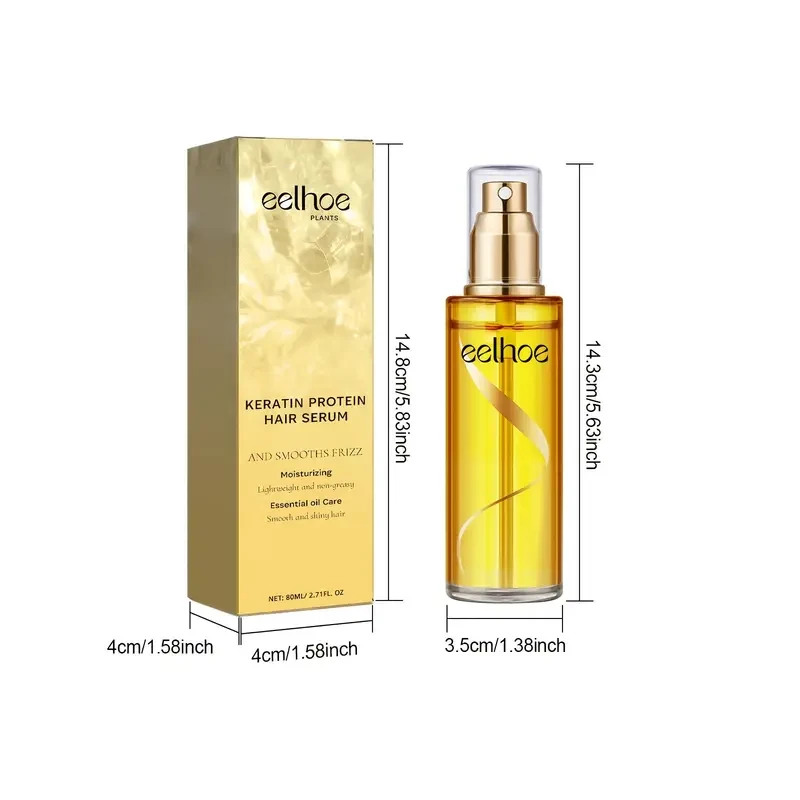 EELHOE 2.71 Oz Hair Essence Spray Moisturizes And Softenes