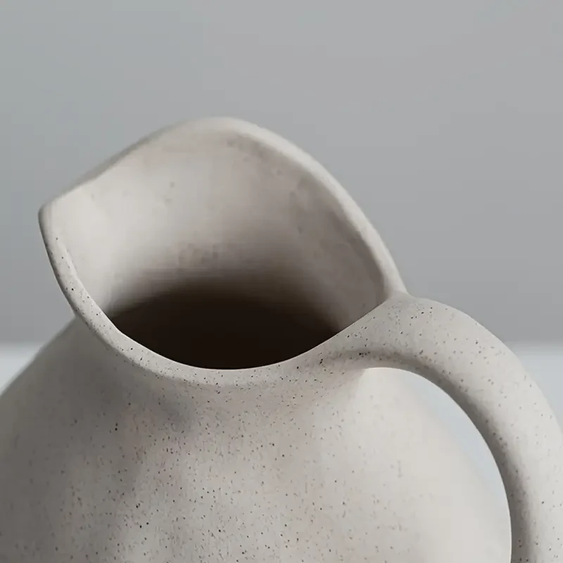 NJCHARMS Ceramic Kettle Vase 1pc