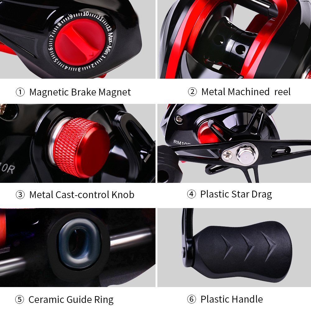 Metal Drop Wheel 10kg Fishing Heavy Fishing Reel Sea Fishing Reel