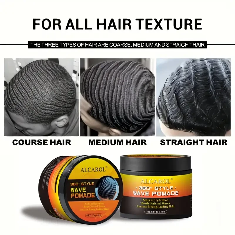 Alcarol 360 Style Wave Pomade 113g