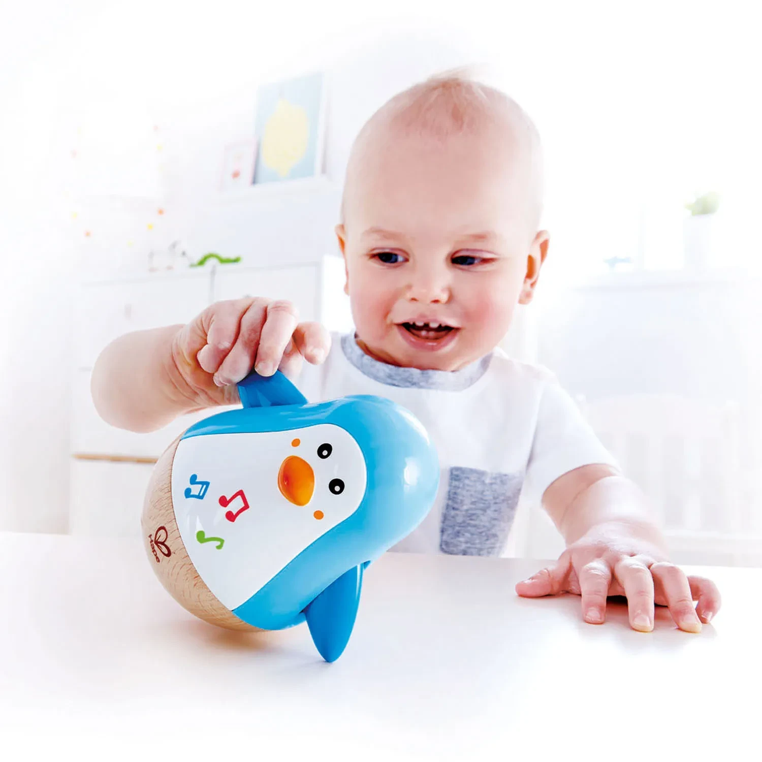 Music Penguin Tumbler Toy