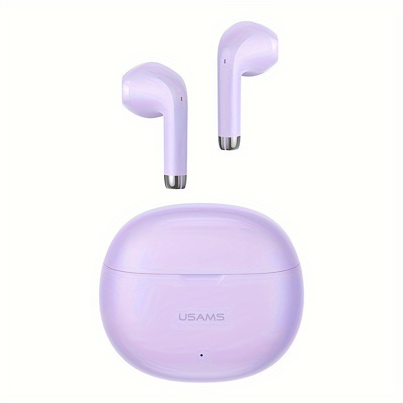 USAMS TureTWS Wireless Earphones BT 5.3, Ultra Mini Size, Sports In-Ear Earbuds, Bass ACC 3D Surround Sound, Model USAMS-YO17