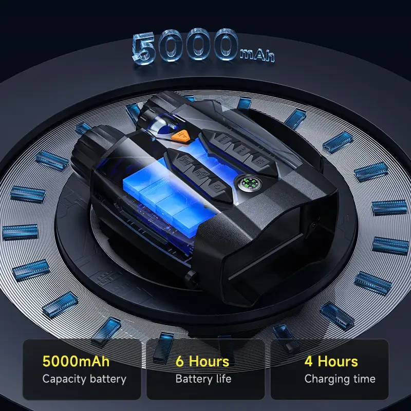 INSKAM 4K HD Night Vision Binoculars with 7.62cm Display