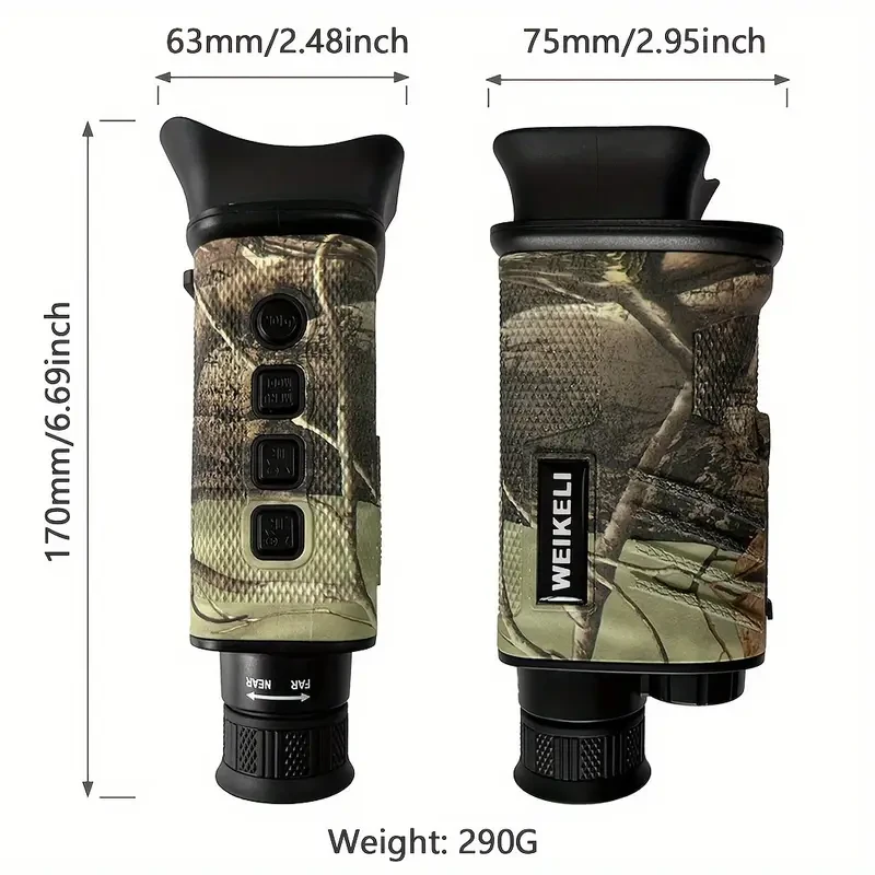 WEIKELI 2.5K HD Camo Infrared Night Vision Monocular