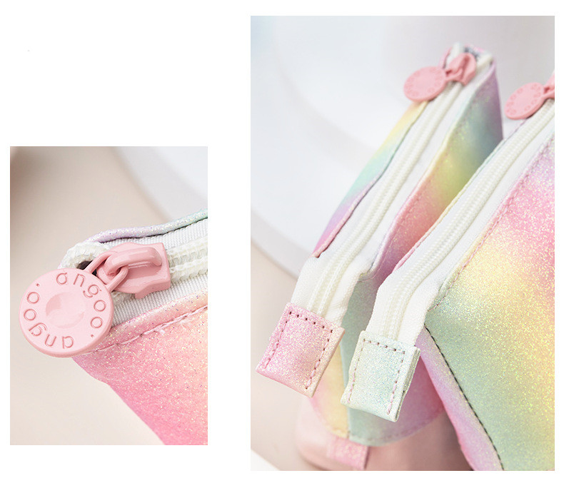 Creative Rainbow Large Capacity Retractable Pencil Case