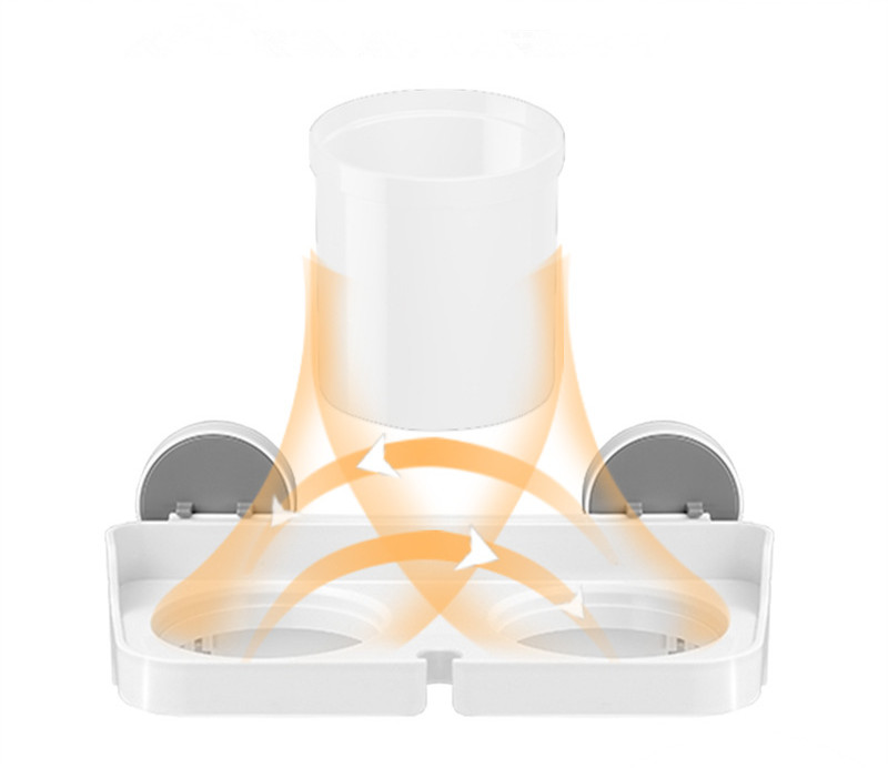 Hair dryer rack free punching bathroom toilet storage rack