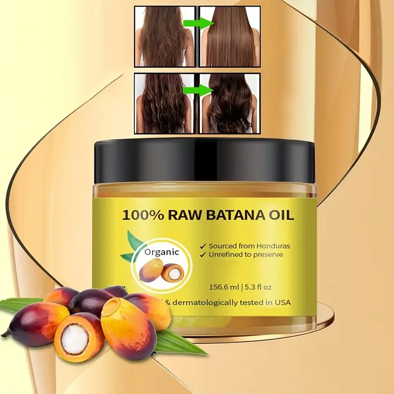 Dr. Sebi Raw Batana Oil, Unrefined Batana Oil Hair Treatment