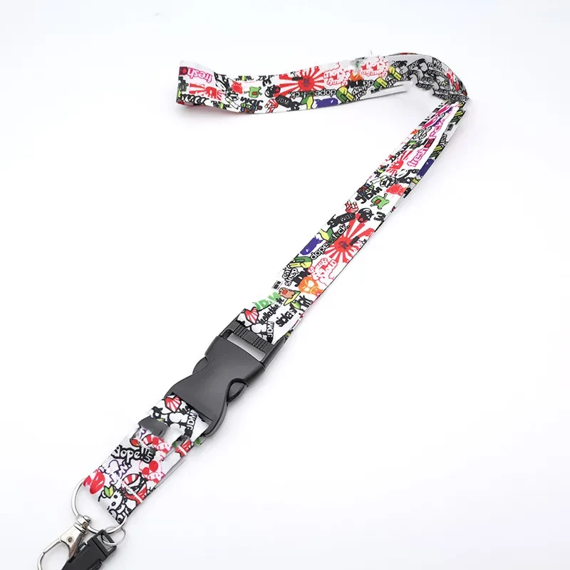 Low Lying Buckle Mobile Phone Lanyard Long Key Work Permit Sling