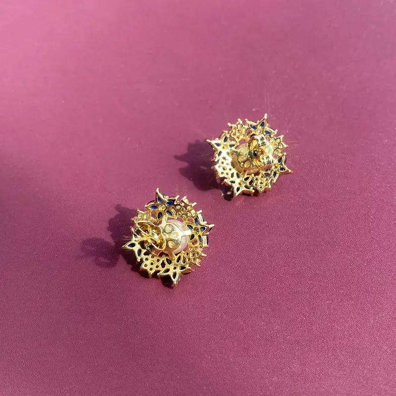 One Necklace Pendant + One Pair of Earrings Women's Wedding Jewelry Set