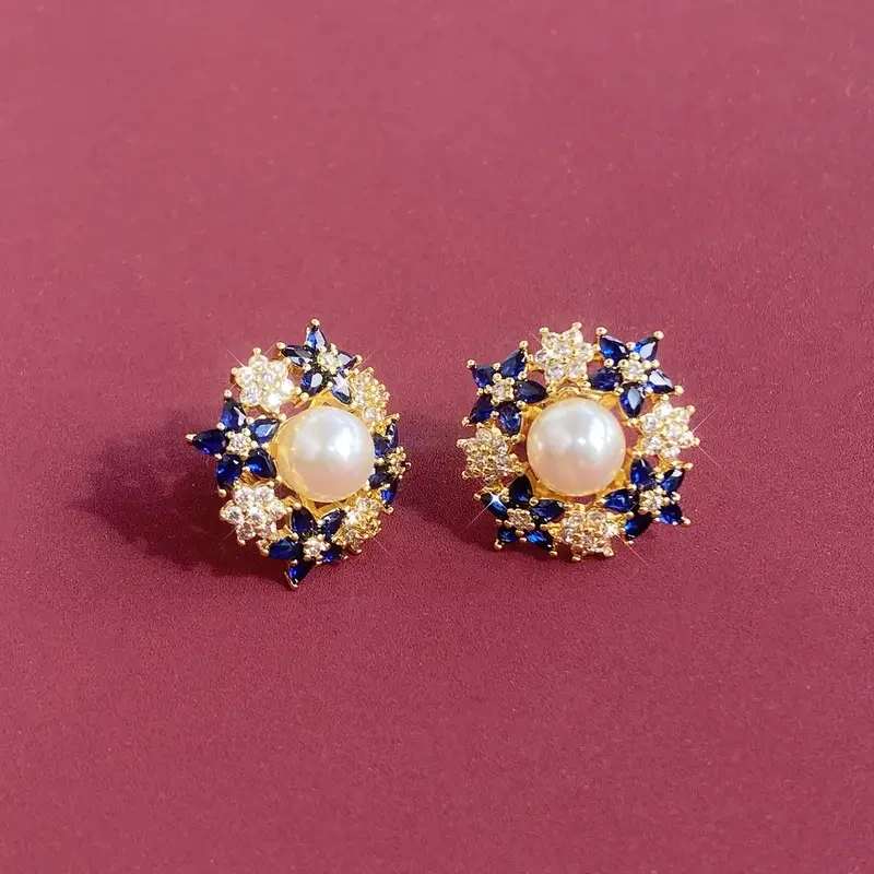 One Necklace Pendant + One Pair of Earrings Women's Wedding Jewelry Set