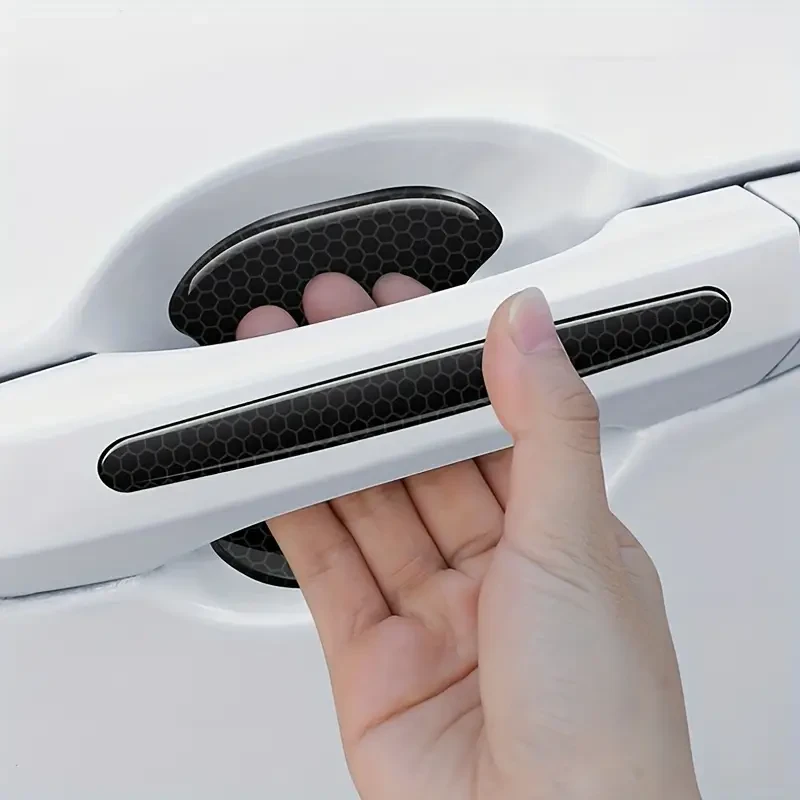 8pcs Universal Car Side Door Edge Protectors Bumper Guard Anti Scratch Door Handle Stickers Guard for Multiple Cars