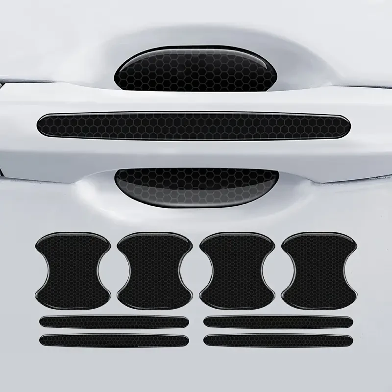 8pcs Universal Car Side Door Edge Protectors Bumper Guard Anti Scratch Door Handle Stickers Guard for Multiple Cars
