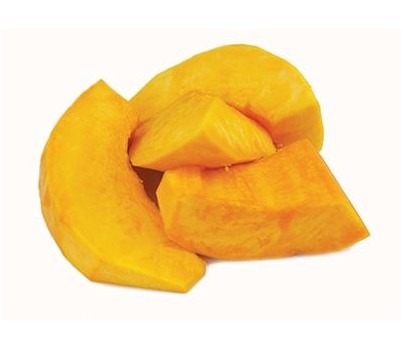 PREP PUMPKIN PEELED PORTIONS (PER KG) - [PRODUCE]