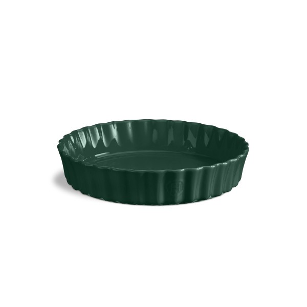 Deep Flan Dish 24 cm - Cedar - Emile Henry