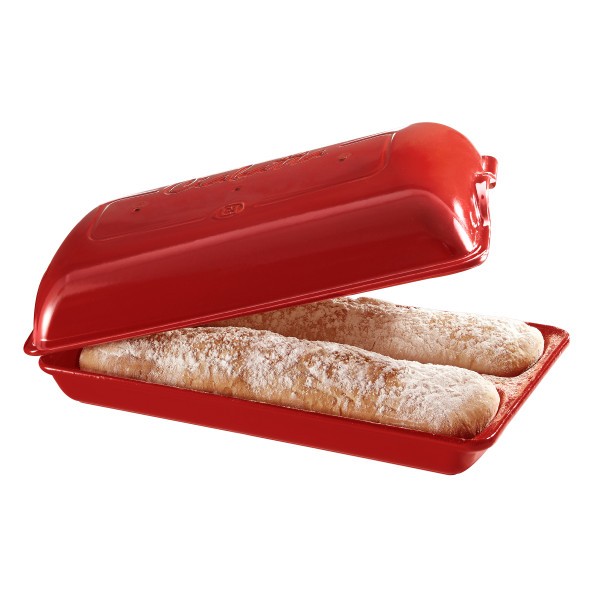 Ciabatta Bread Baker - Burgundy - Emile Henry