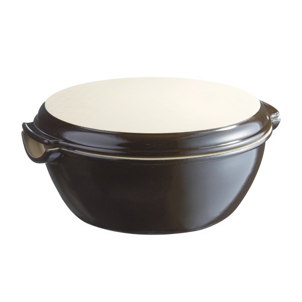 Round Bread Baker - Charcoal - Emile Henry