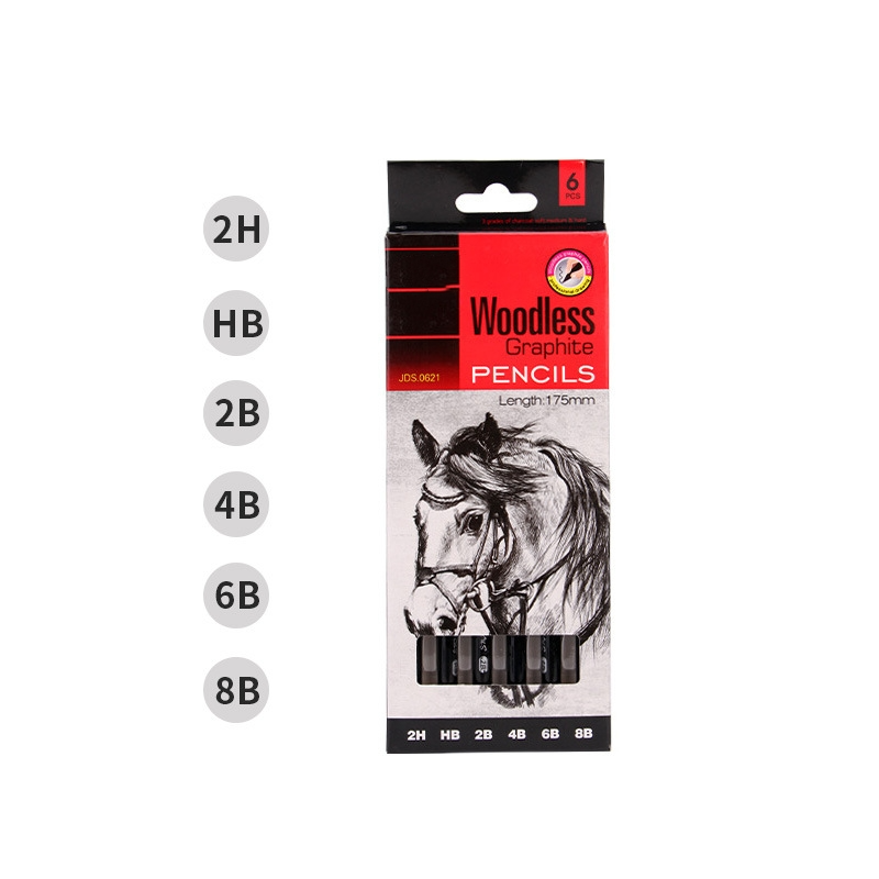 Sketch Drawing Lead Carbon Pen 2H6b8b14b Art