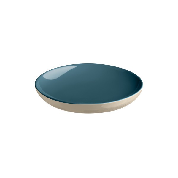 Deep Plate 20cm - Blue Flame/Ivory - Emile Henry