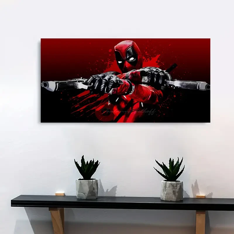 Licensed Deadpool Unframed Canvas Poster - Aesthetic Wall Art for Home & Office