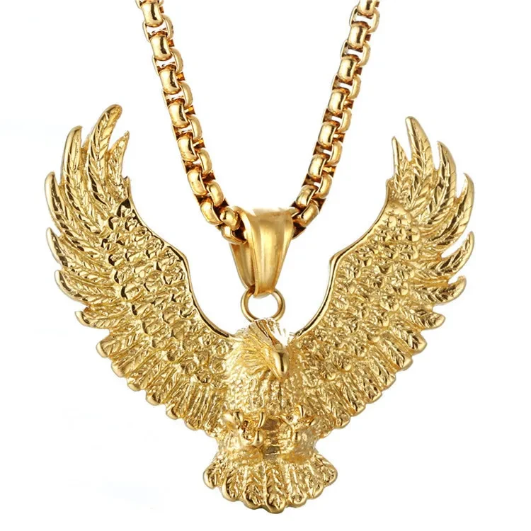 Fashion Eagle Pendant Punk Necklace Vintage