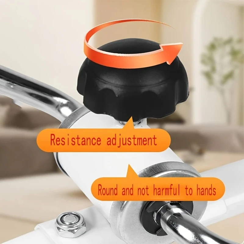 White Aluminum Pedal Exercise Bike for Home Fitness