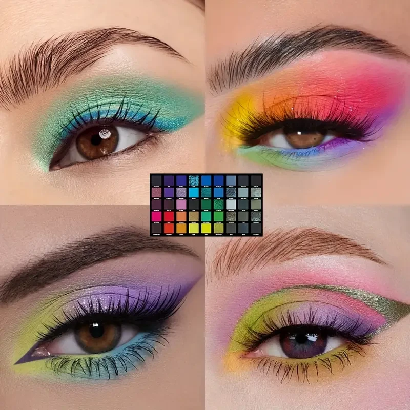 color 45-Color Eyeshadow Palette with Mirror