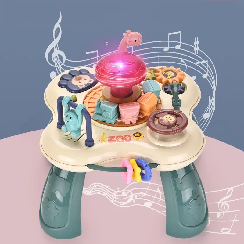 Children's Multifunctional Toy Table Animal Park