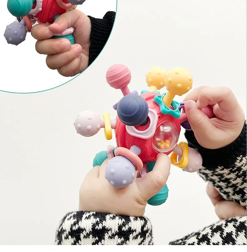 Baby Manhattan Finger Ball Rattle Toy