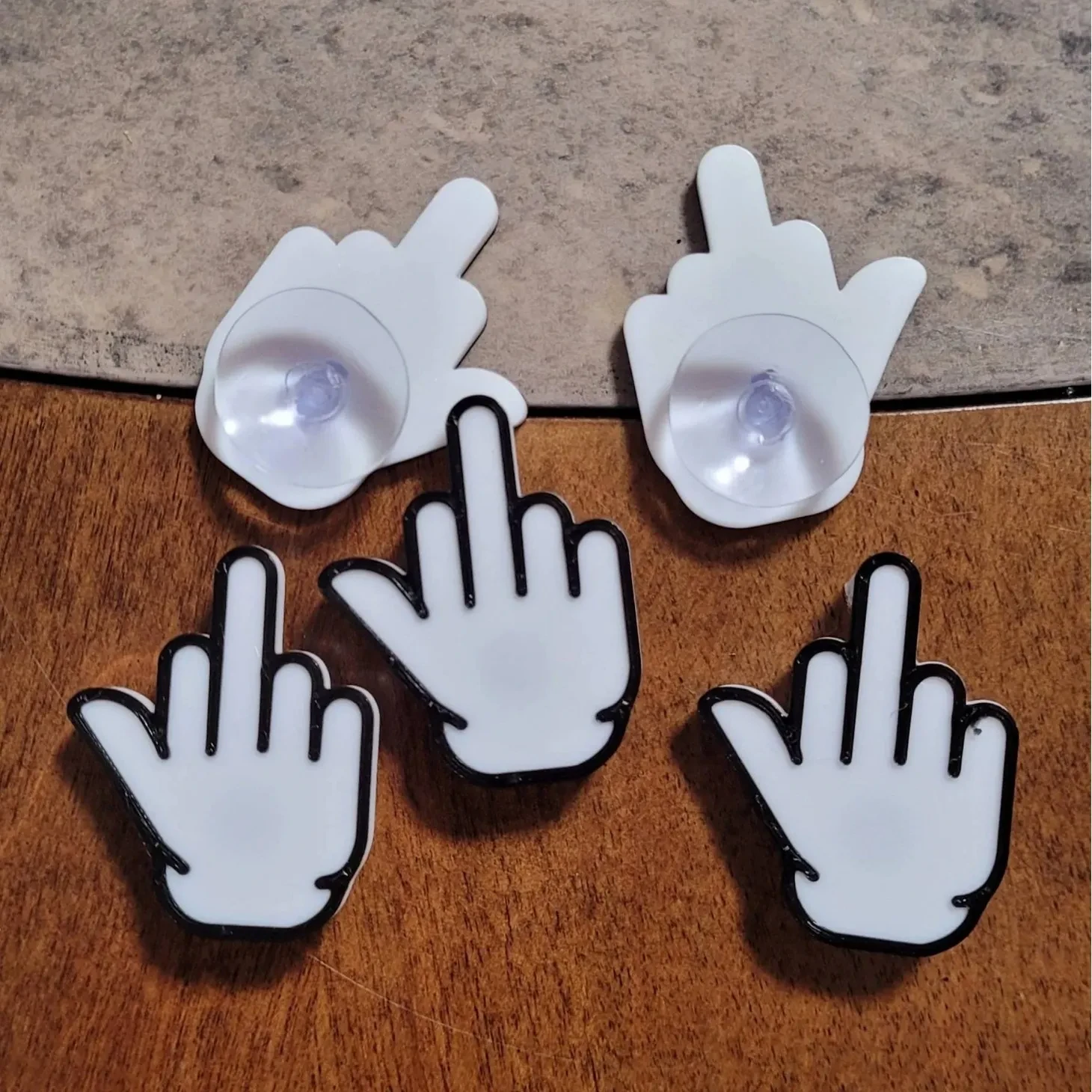 Middle Finger Sucker Small Gift Decoration (5 Pcs)