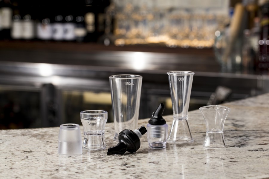 Jigger Clear 15/30ml 12pk - Tru-Pour