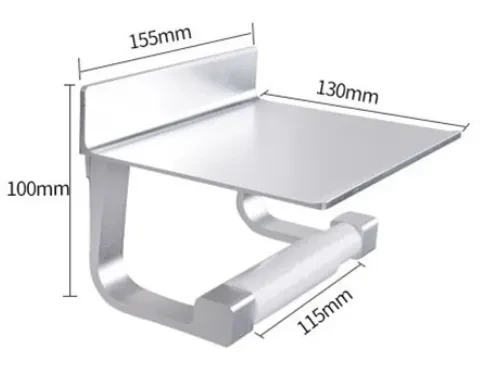 Alumimum Hole Mobile Phone Storage Shelf