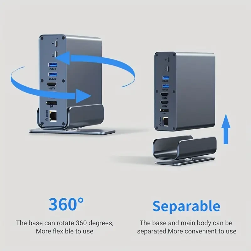 15-in-1 USB-C Docking Station - Ultimate Connectivity Solution for Laptops
