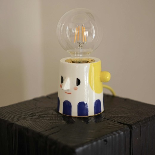 Handmade Ceramic Lamp Creative Decoration Bedside Lamp
