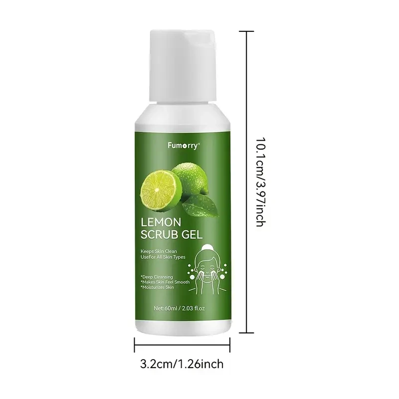 2-Pack Unisex Adult Lemon & Aloe Vera Moisturizing Scrub Gel