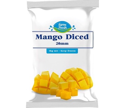 MANGO DICED 20MM 1KG (FARM FRESH)[FZN]
