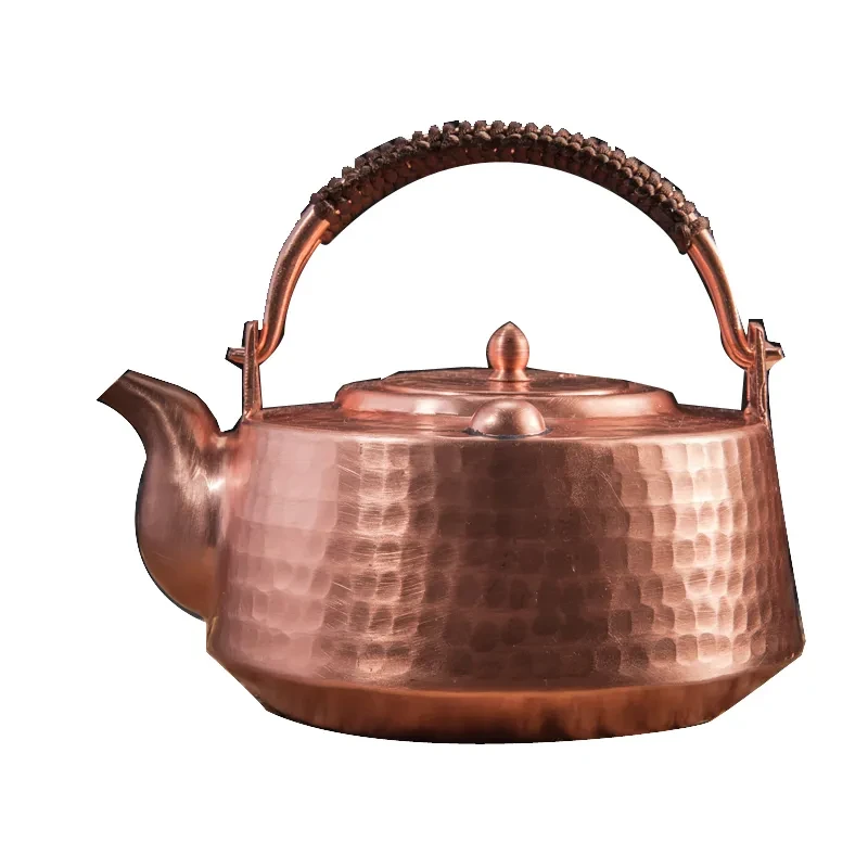 Handmade Thickened Copper Kettle Retro Copper Kettle Purple Copper Teapot